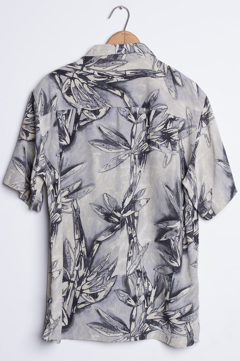 Grey Bamboo Vintage Hawaiian