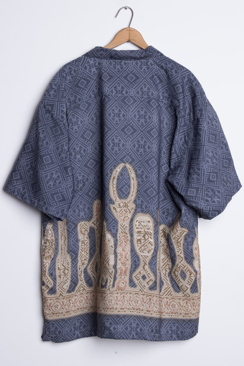 Blue Tiki Vintage Hawaiian