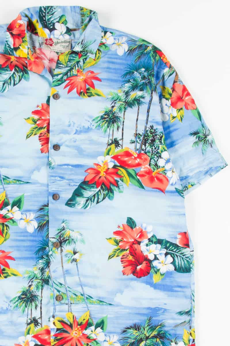Blue Beach Vintage Hawaiian 3
