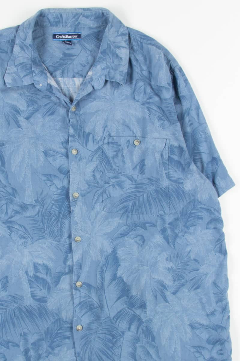Blue Leaves Vintage Hawaiian 12