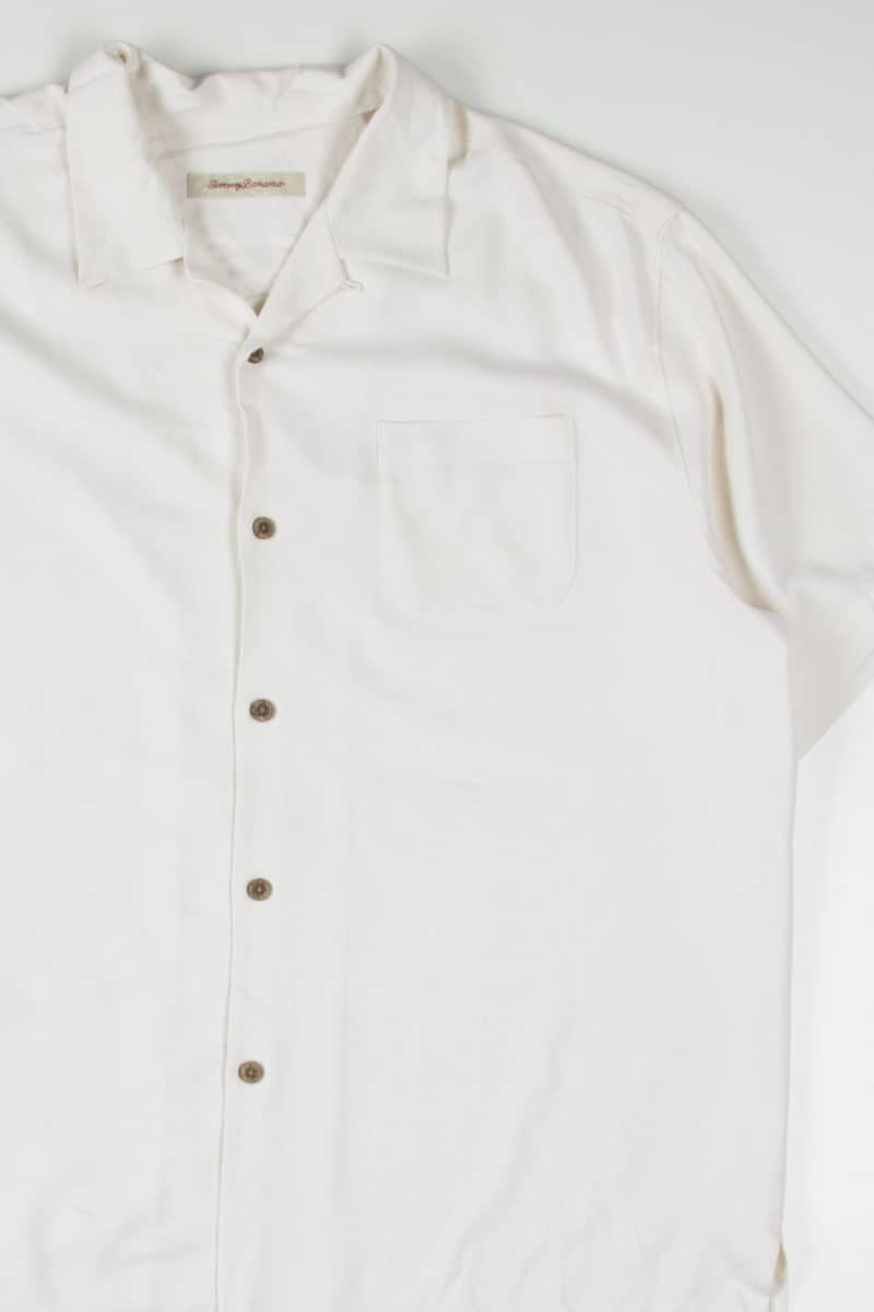 Cream Tommy Bahama Hawaiian Shirt