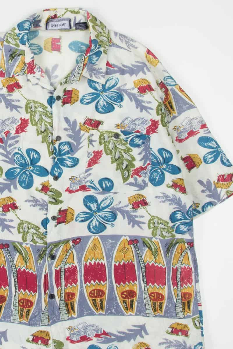Surfboard Pattern Hawaiian Shirt