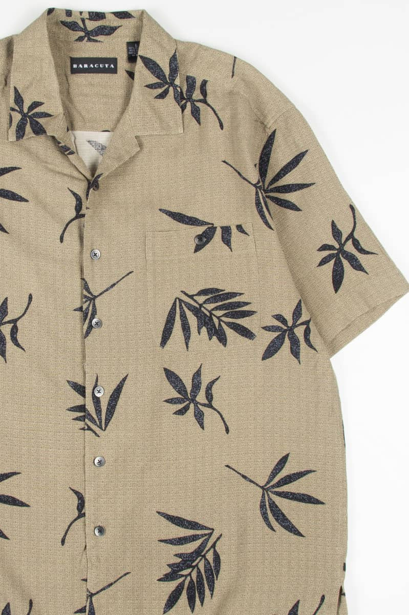 Silk Mottled Hawaiian Shirt 1898