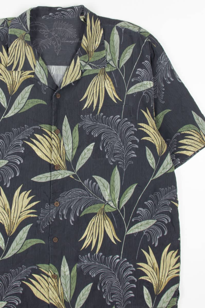 Thomson Dress Blue Tartan Vintage Leaves Hawaiian Shirt main image 0