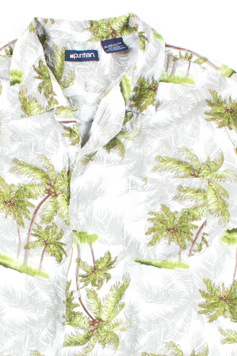 Palm Tree Shadow Vintage Hawaiian