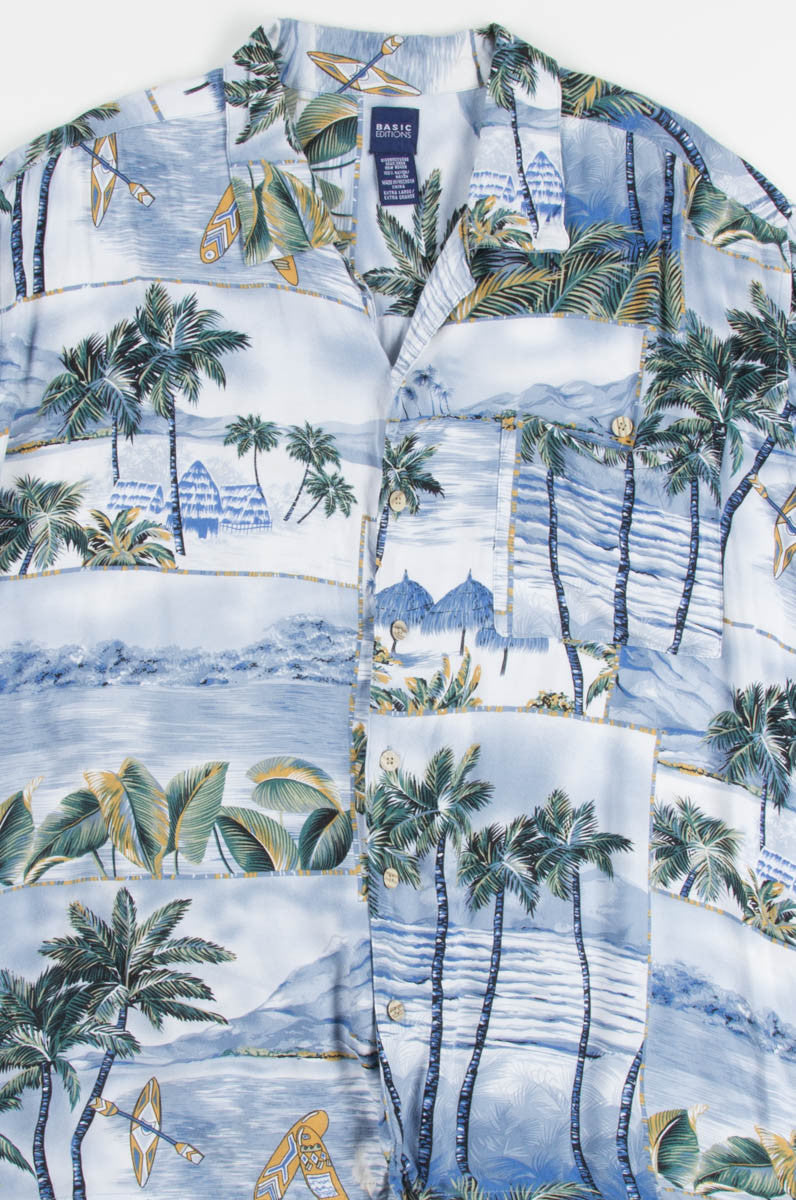 Bue Surfboard Vintage Hawaiian