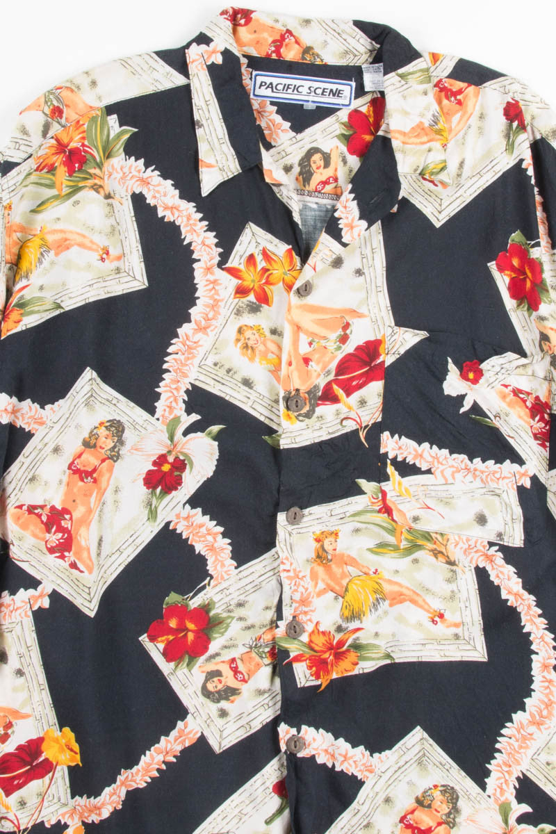 Pin Up Girl Vintage Hawaiian 1