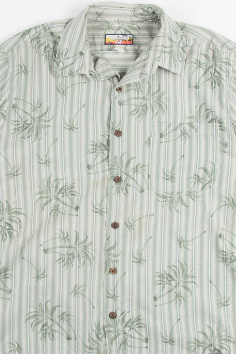 Striped Palm Vintage Hawaiian