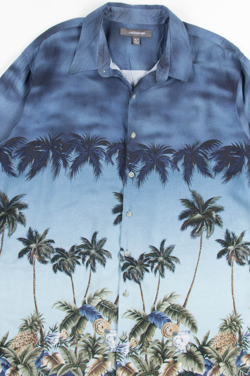 Blue Beach Drinks Vintage Hawaiian