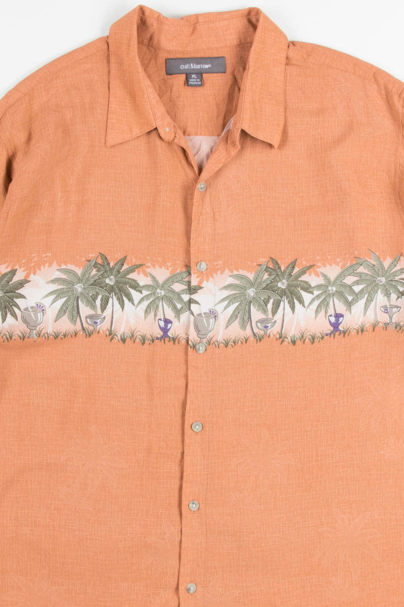 Orange Drinks Vintage Hawaiian
