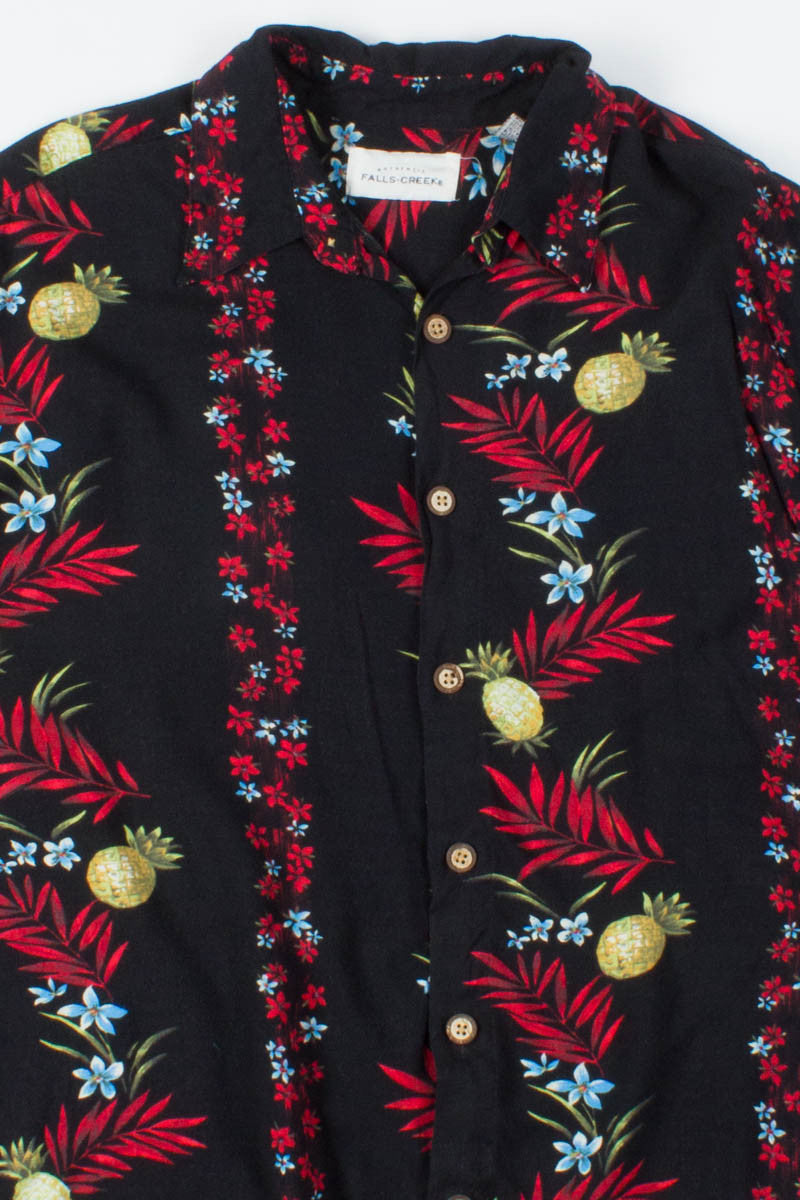 Black Pineapples Vintage Hawaiian
