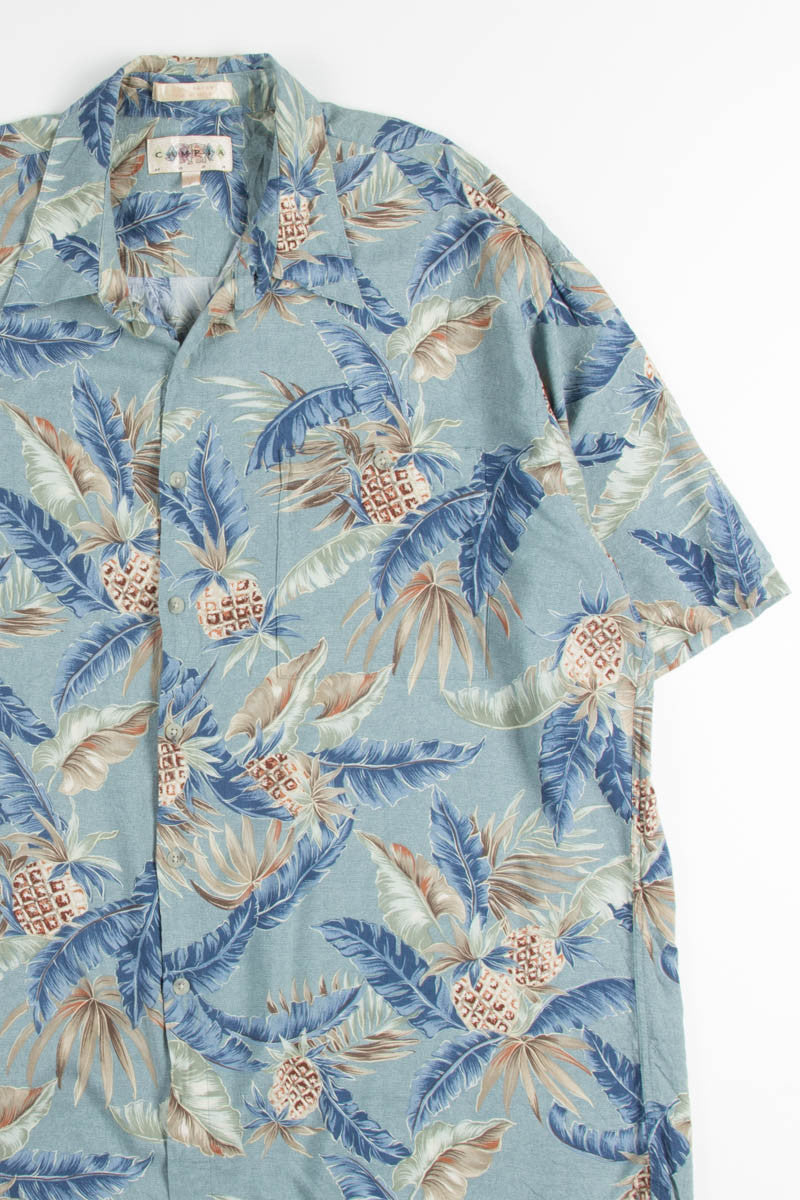 Blue Pineapple Vintage Hawaiian 1