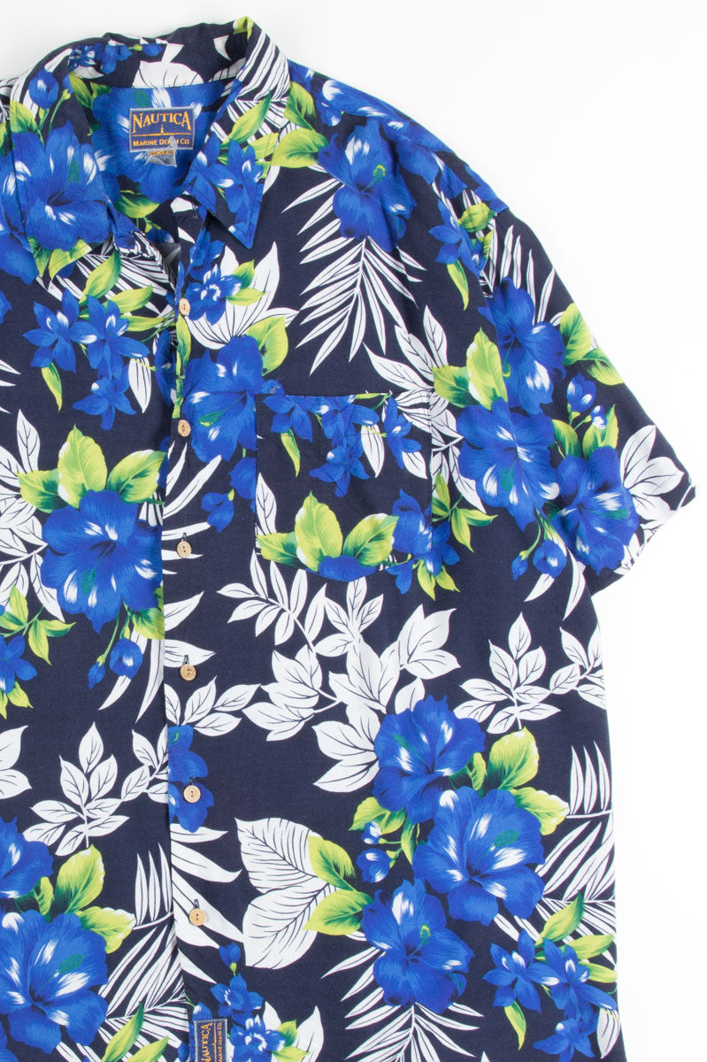 Nautica Floral Vintage Hawaiian