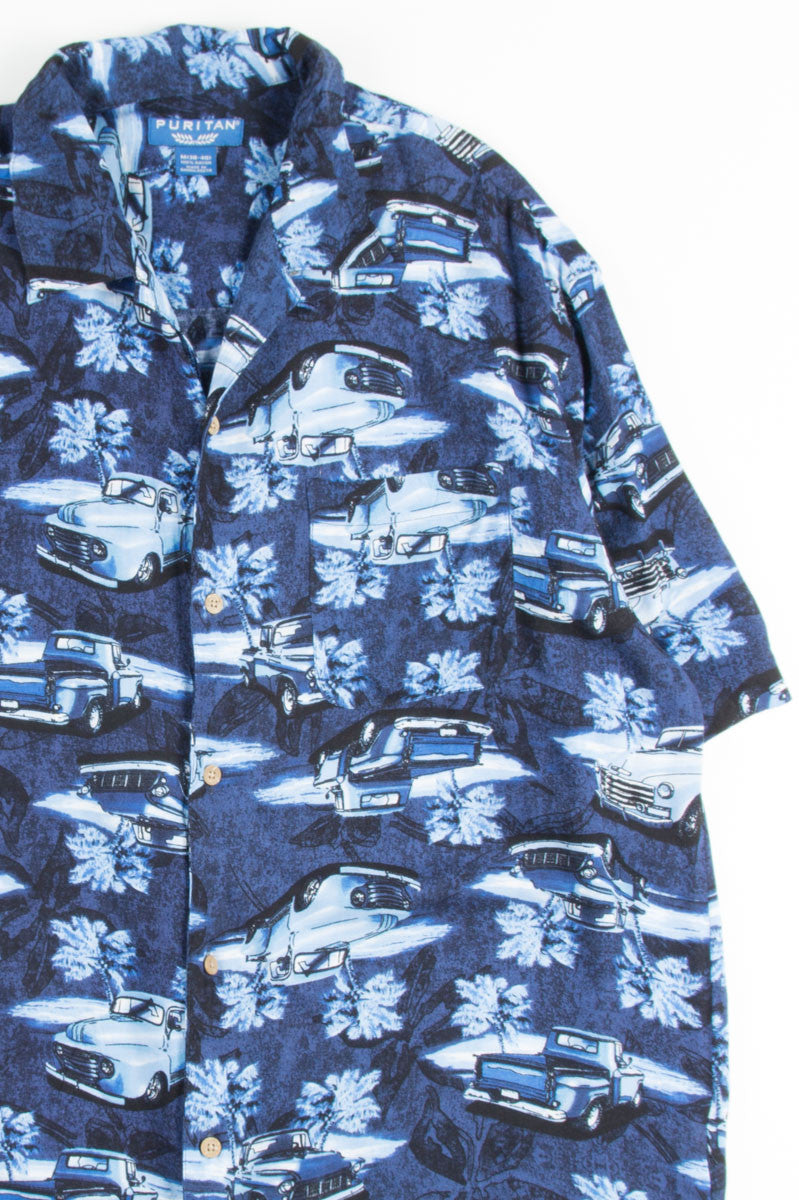Blue Truck Vintage Hawaiian