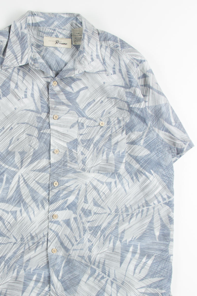 Blue Leaves Vintage Hawaiian 8