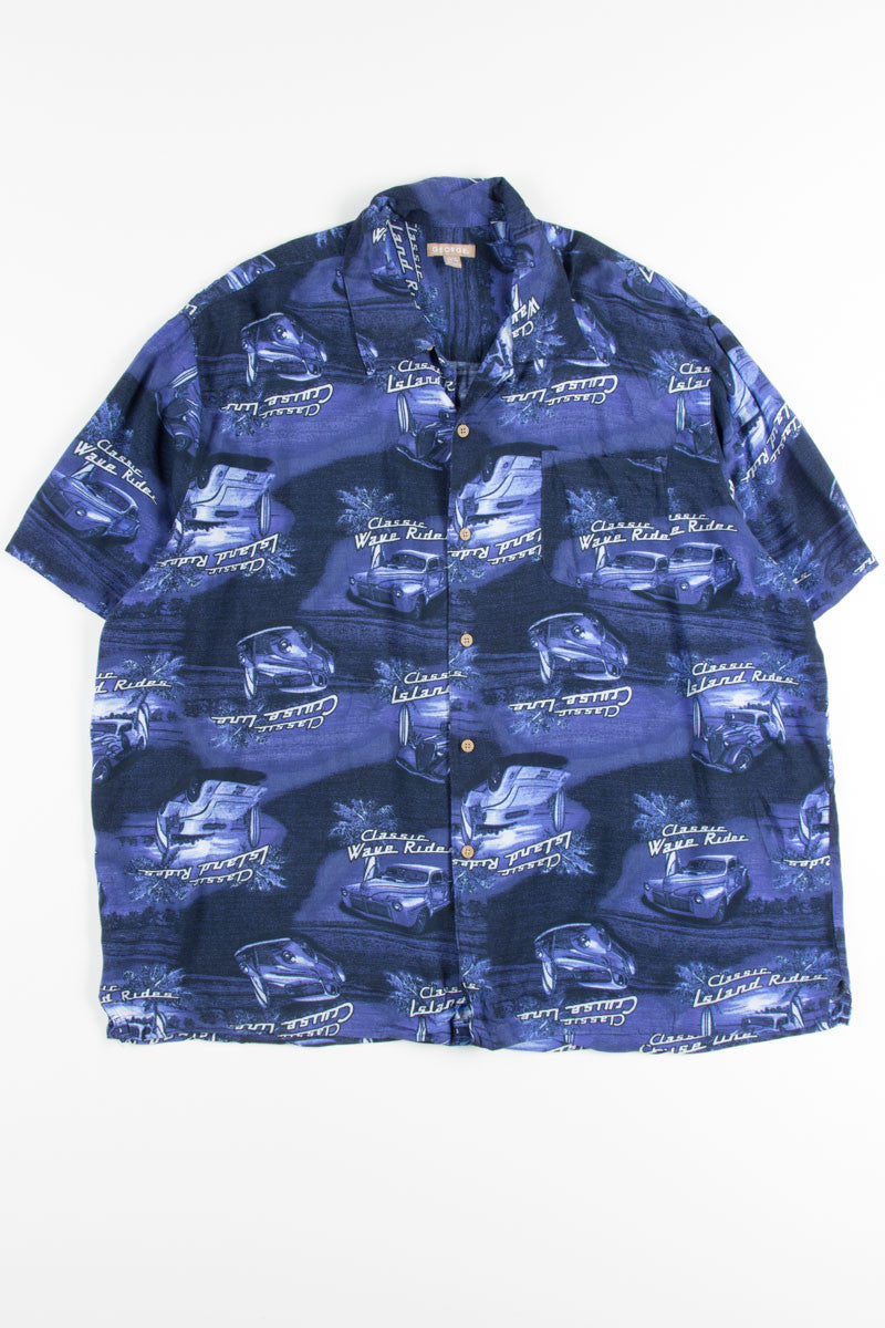 Blue Wave Rider Vintage Hawaiian