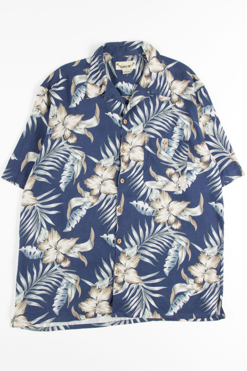Blue Leaves Vintage Hawaiian 7