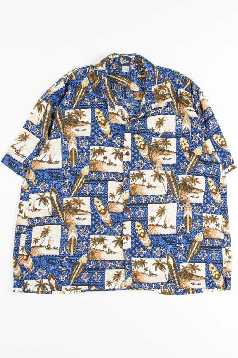 Surfboards & Turtles Vintage Hawaiian