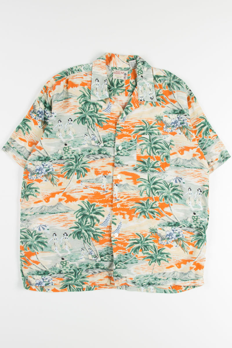 Hula Dancers Vintage Hawaiian