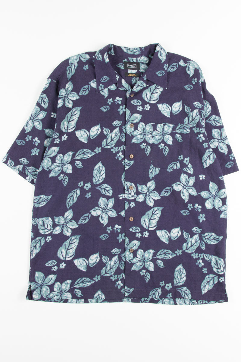 Blue Floral Vintge Hawaiian 2