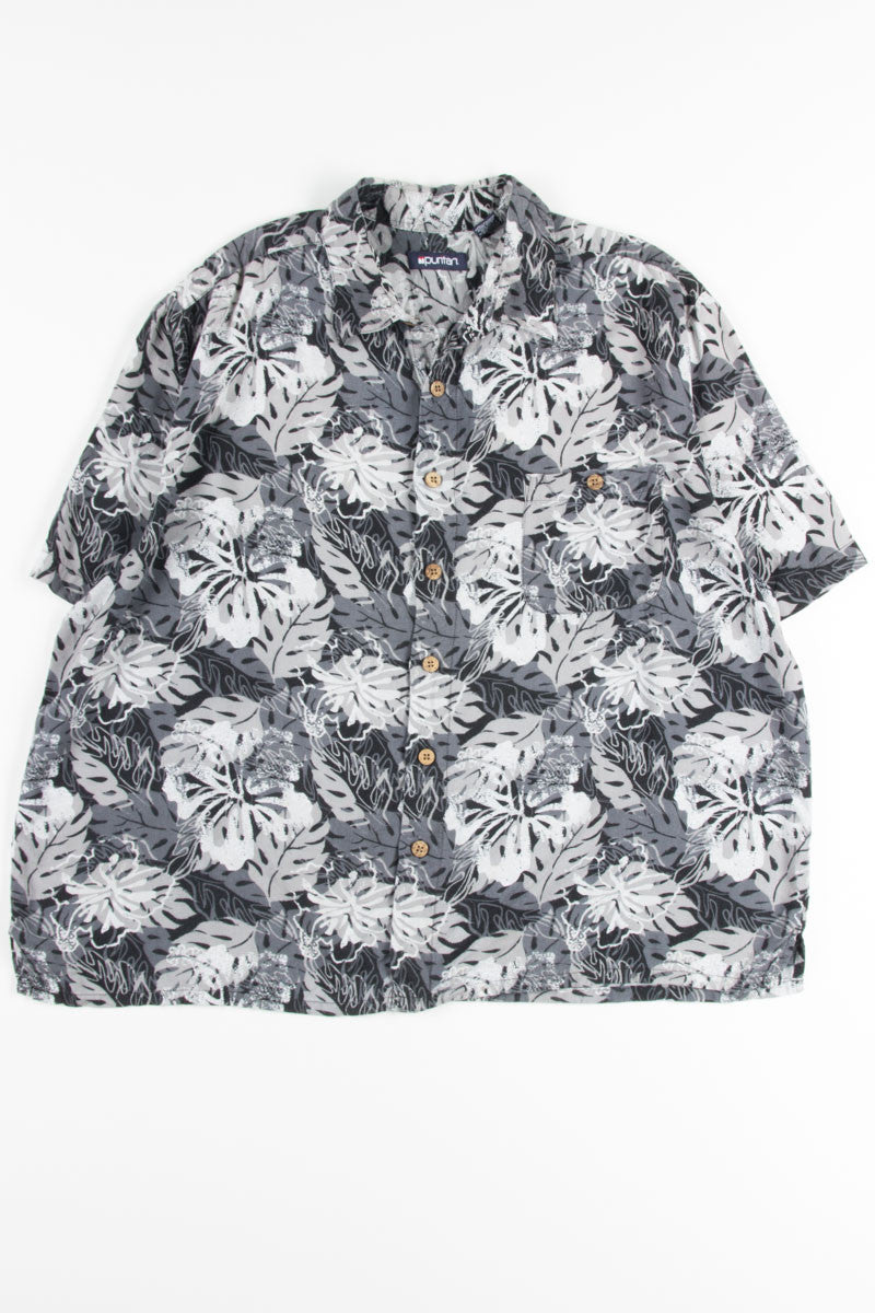 Black Hibiscus Vintage Hawaiian 2