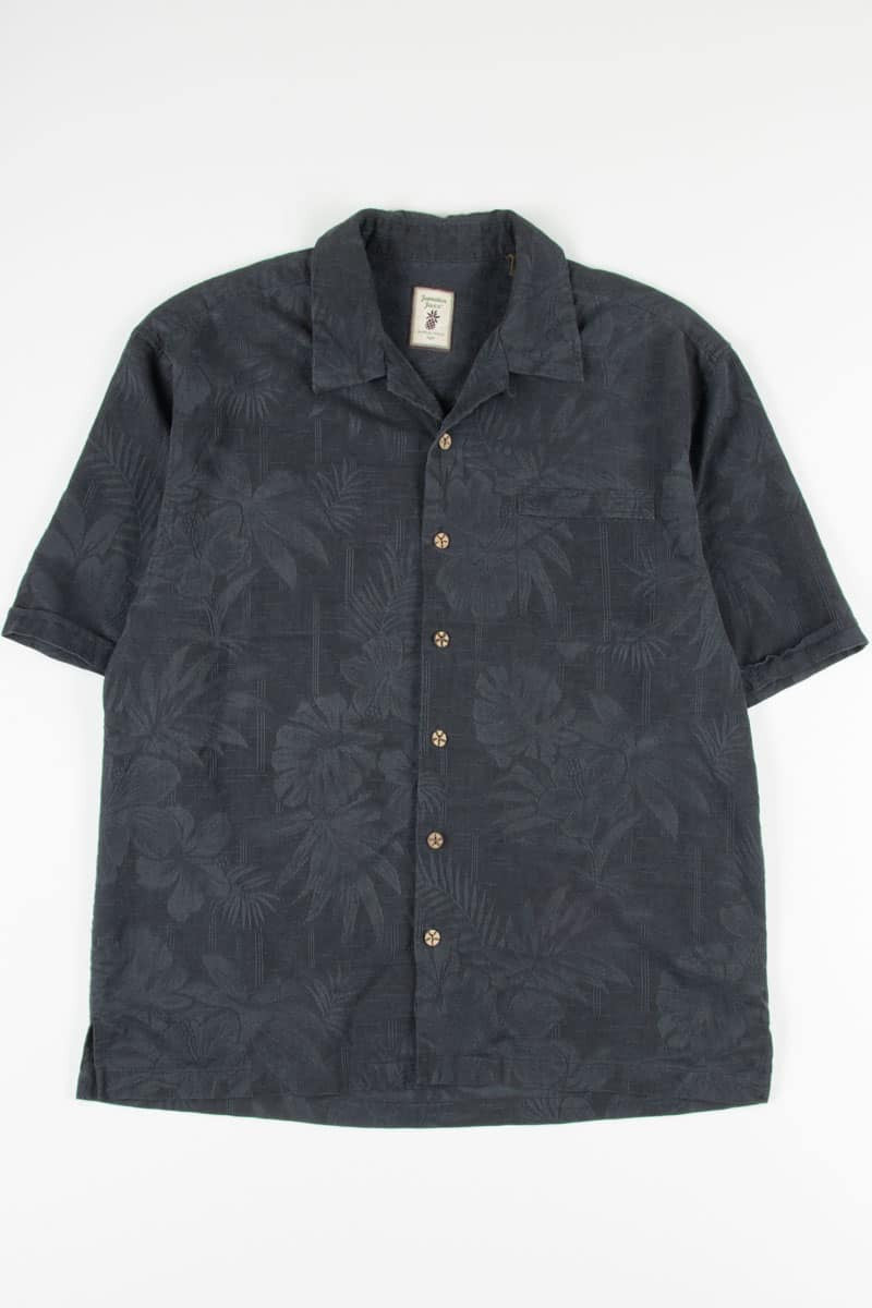 Black Hibiscus Vintage Hawaiian 3