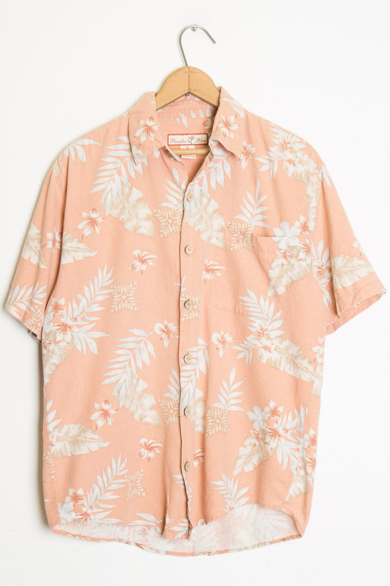 Palm Leaf Vintage Hawaiian Shirt