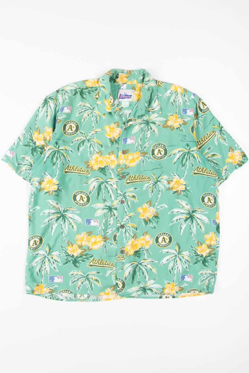 Oakland Athletics Hawaiian Shirt