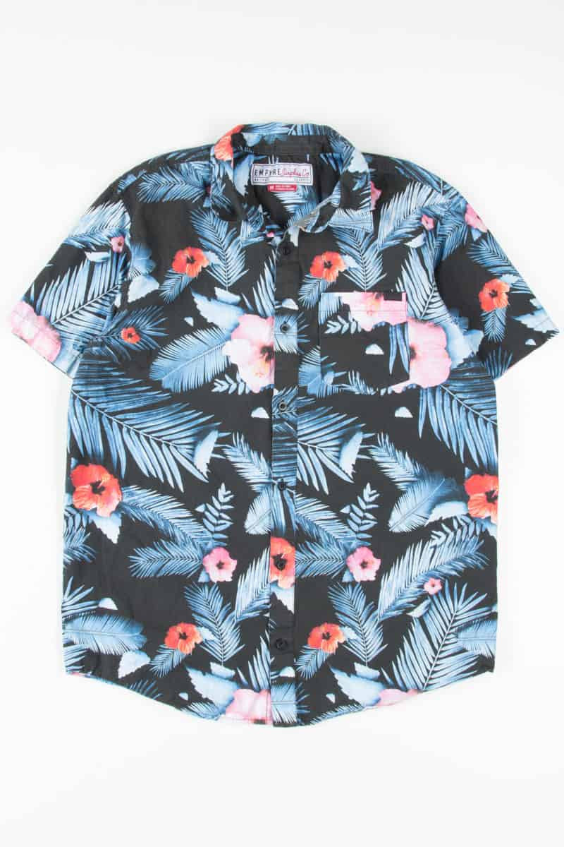 Black & Blue Hawaiian Shirt