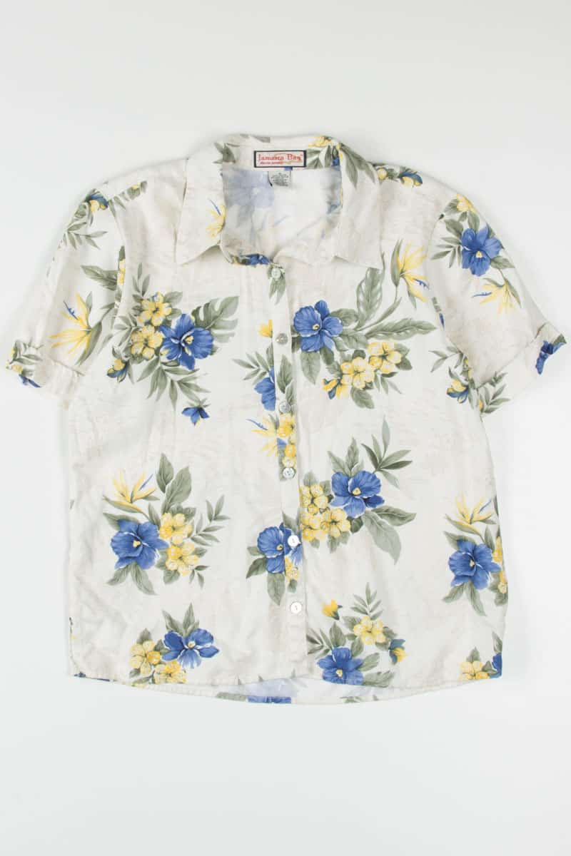 Flowers & Shadow Islands Hawaiian Shirt