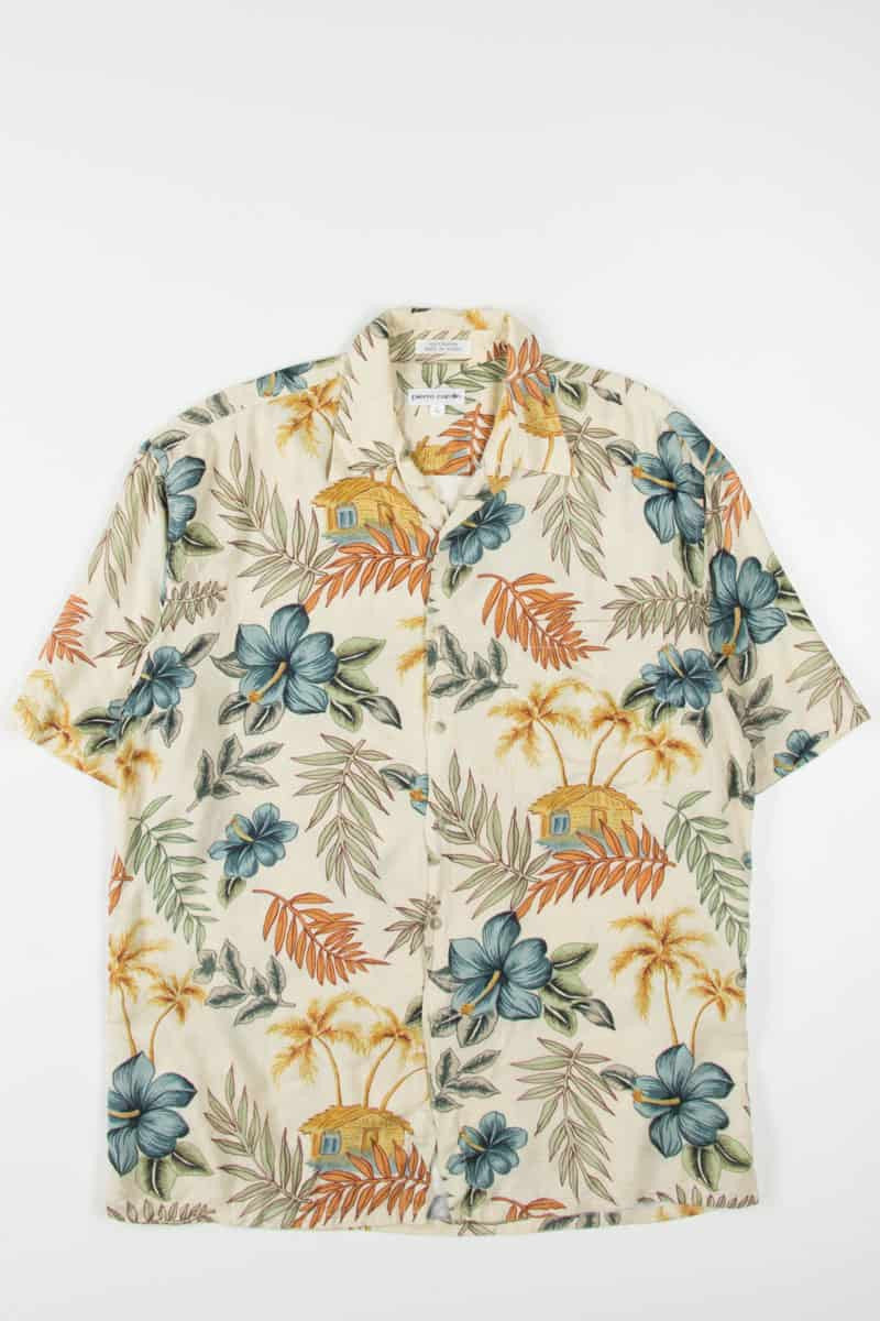 Foliage Hut Hawaiian Shirt