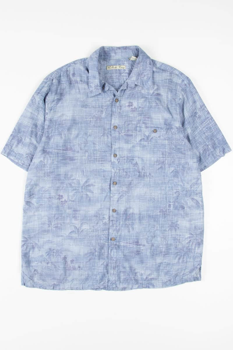 Faded Blue Island Life Hawaiian Shirt