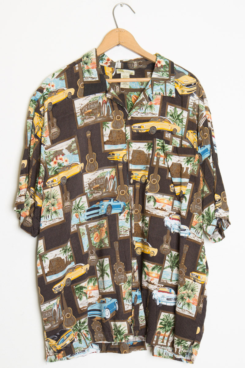 Classic Car Vintage Hawaiian Shirt