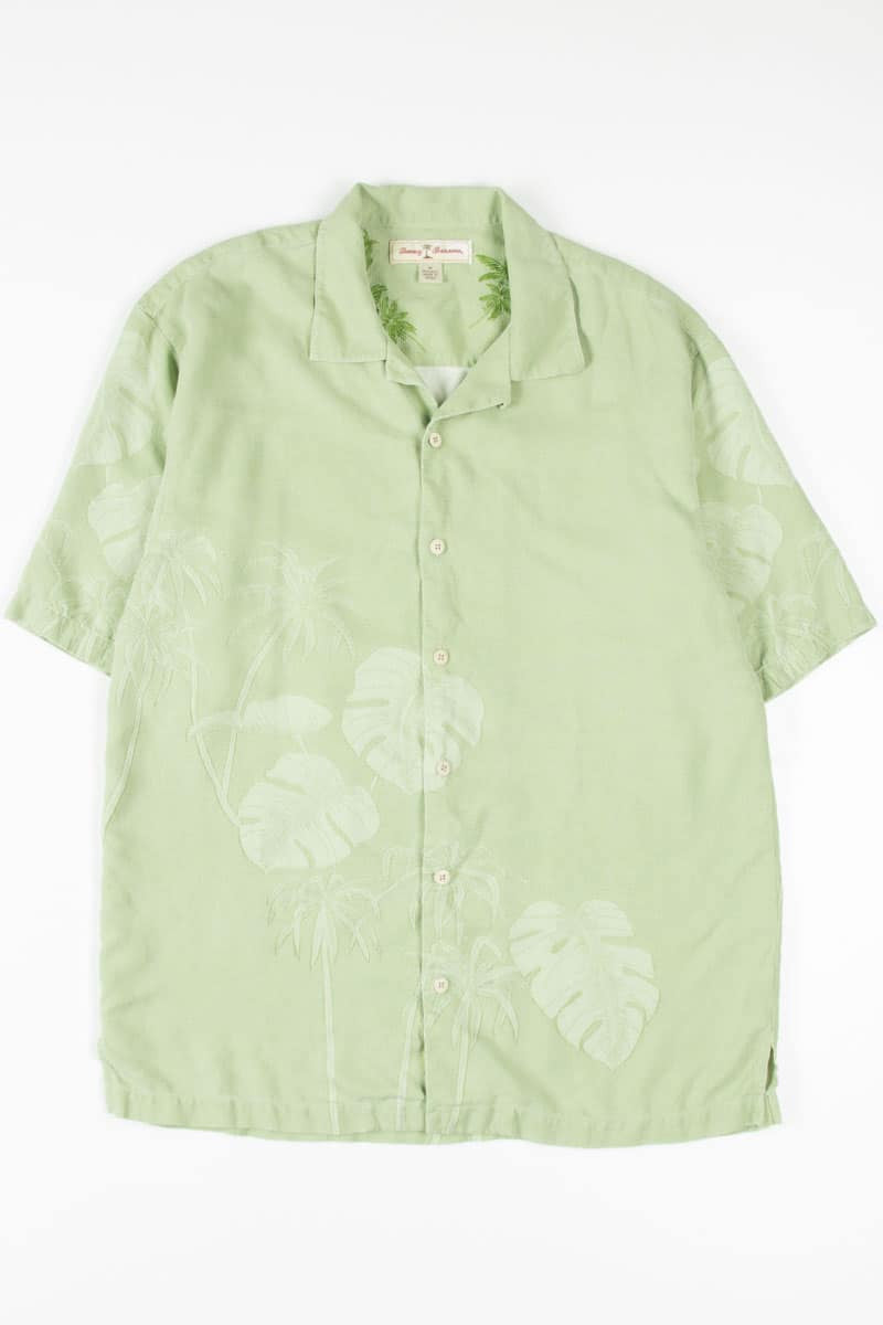 Green Leaves & Palms Tommy Bahama Hawaiian Shirt