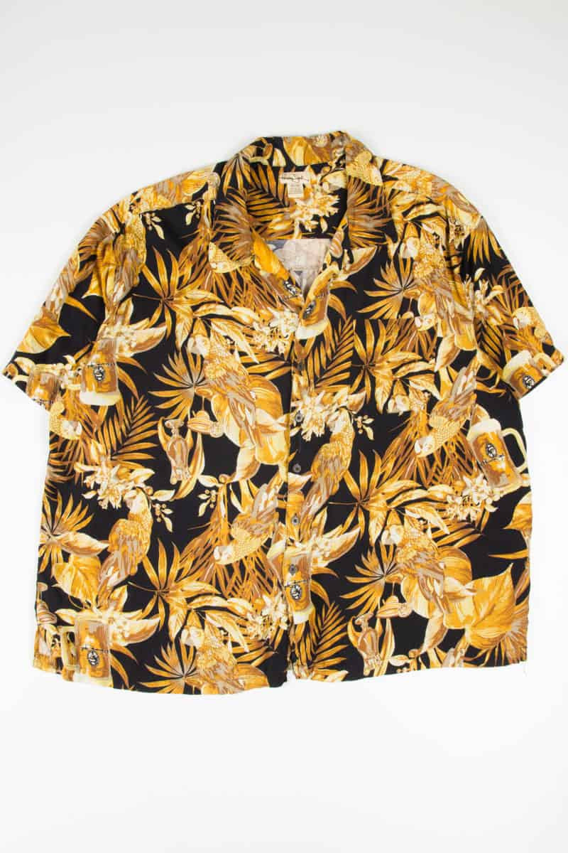 Golden Parrot Panama Jack Hawaiian Shirt