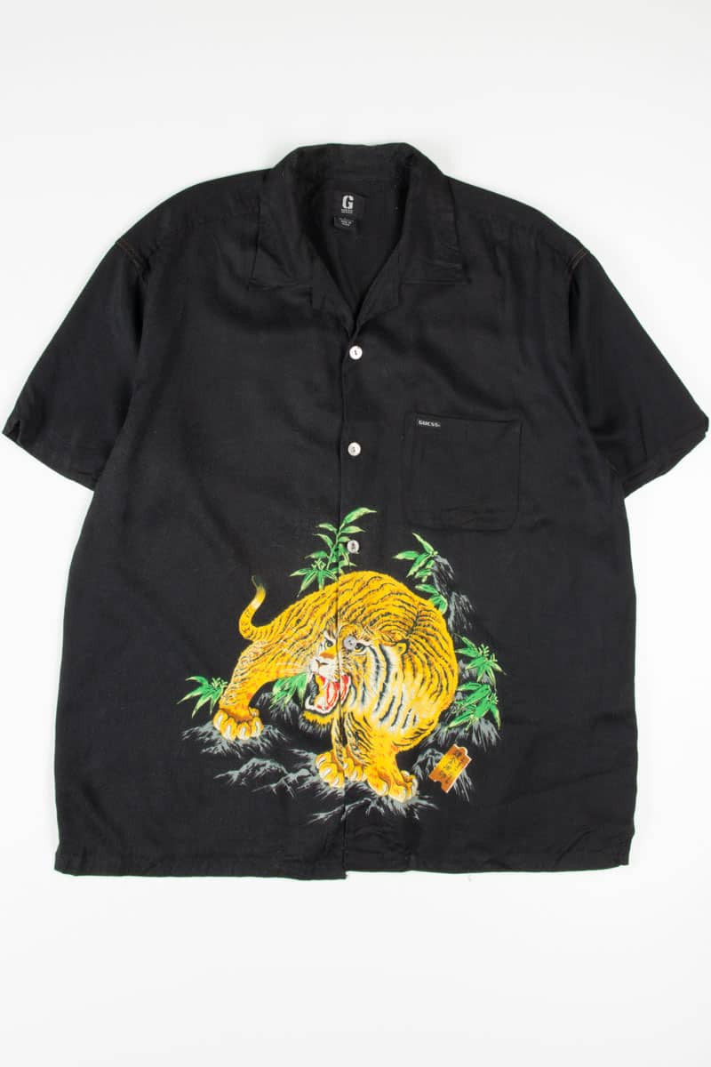 Guess Tiger Hawaiian Shirt