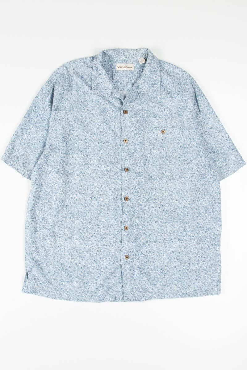 Blue Circles Hawaiian Shirt