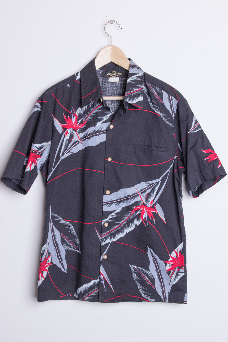 Black & Red Vintage Hawaiian