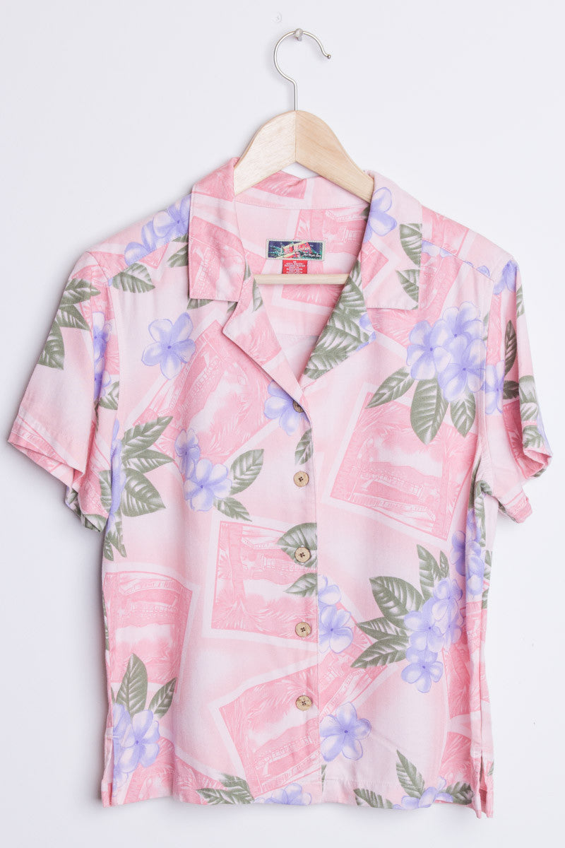Pink Vintage Hawaiian