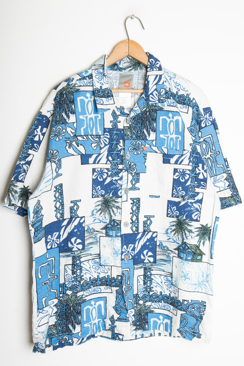 Blue Tribal Vintage Hawaiian