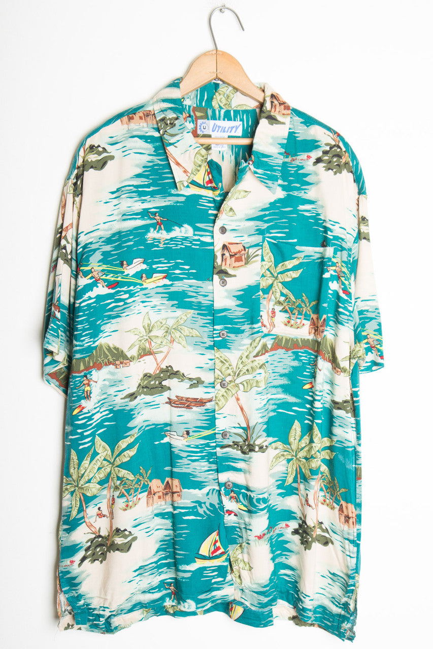 Water Activities Vintage Hawaiian