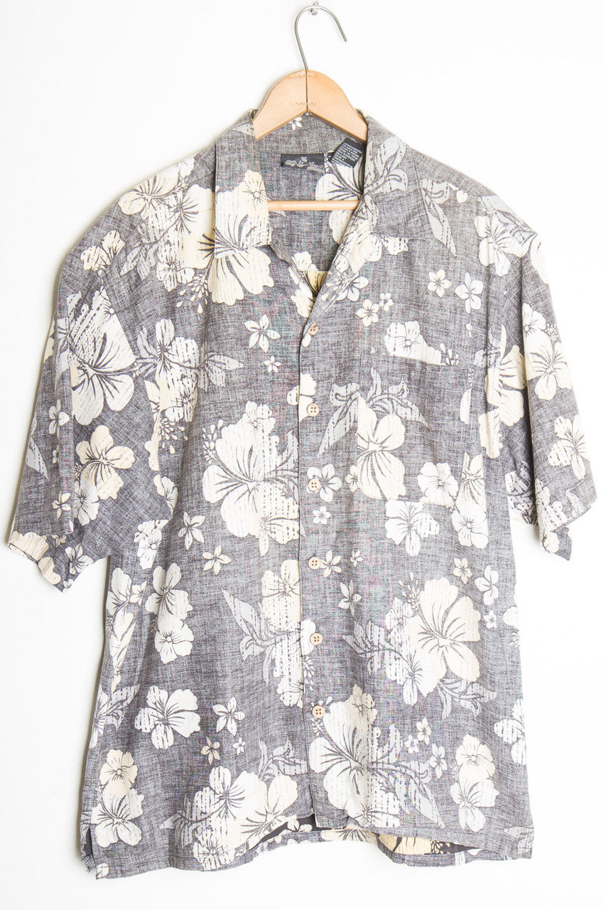 Faded Black Vintage Hawaiian 1