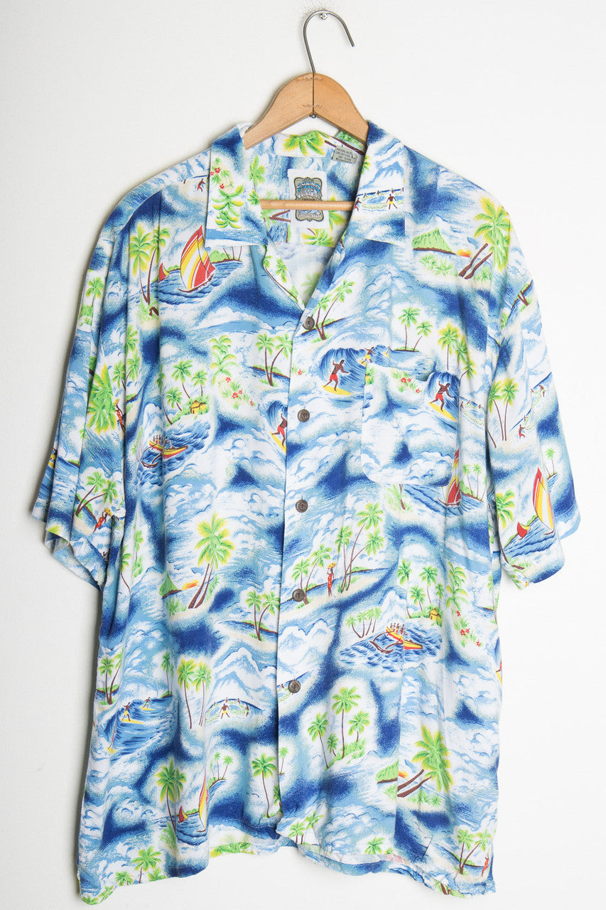 Water Activities Vintage Hawaiian 1