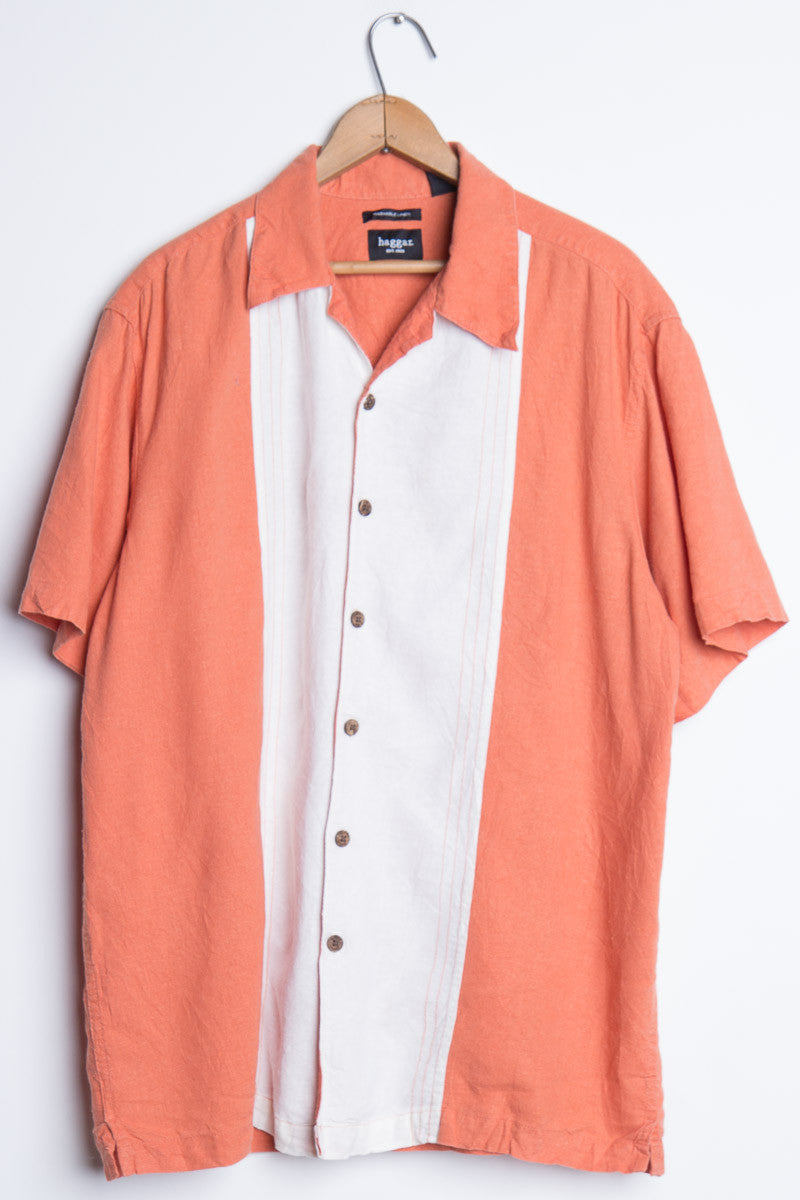 Orange Bowling Shirt