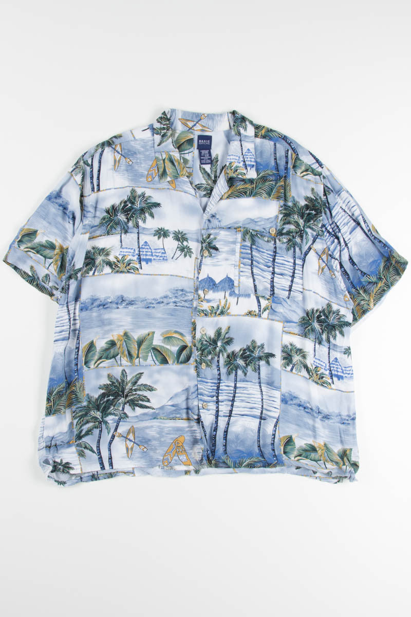 Bue Surfboard Vintage Hawaiian