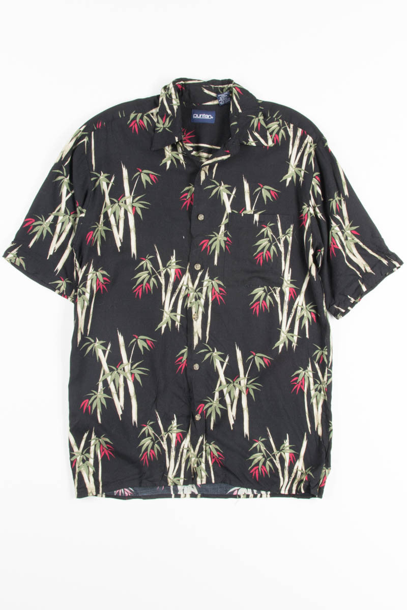 Black Bamboo Vintage Hawaiian