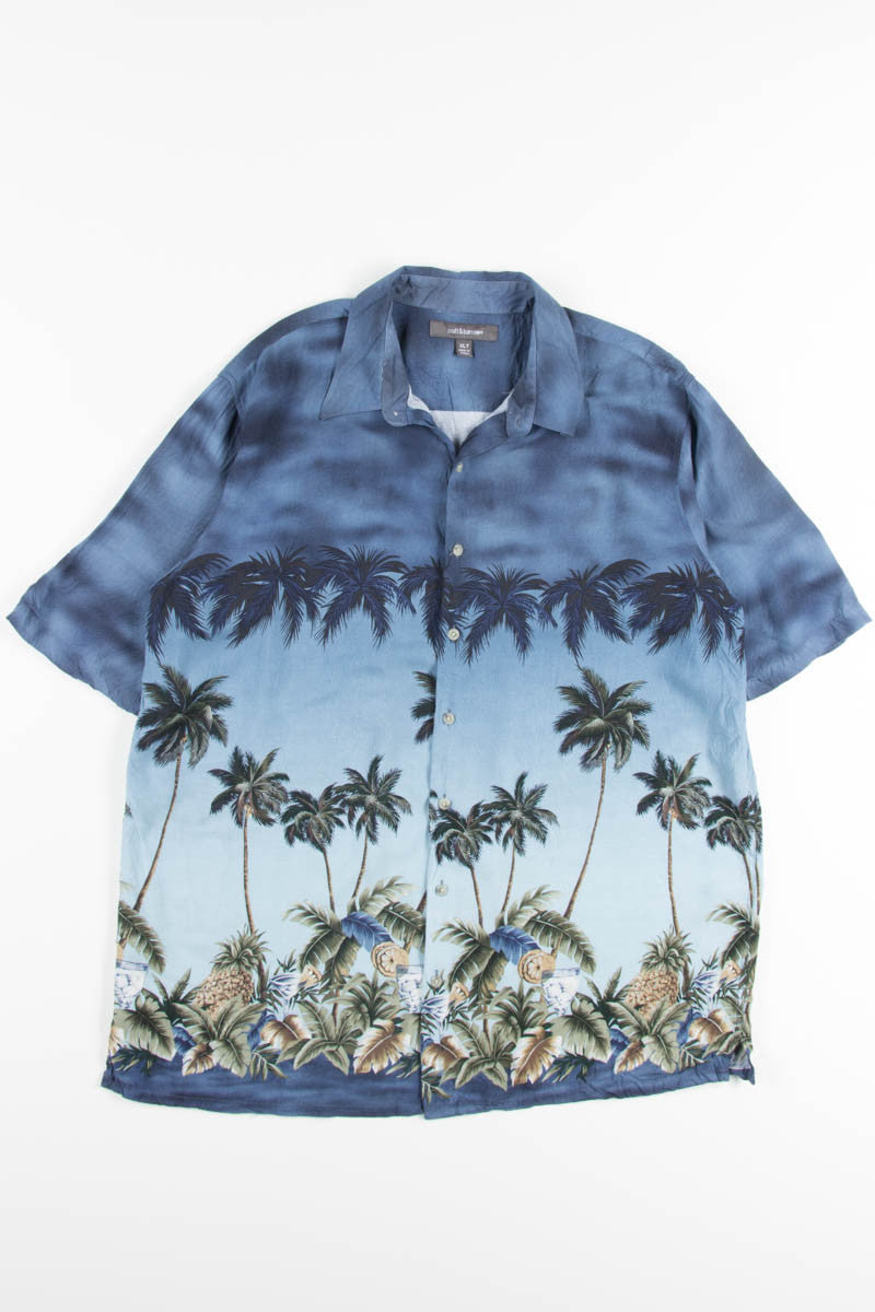 Blue Beach Drinks Vintage Hawaiian