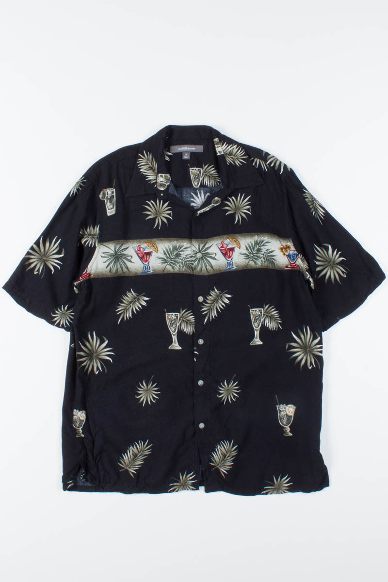 Black Cocktails Vintage Hawaiian