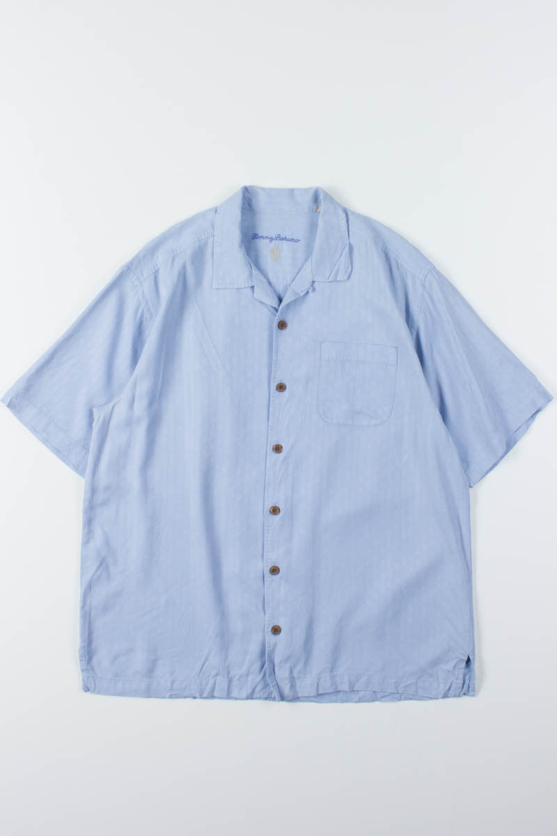 Blue Pinstripe Vintage Hawaiian