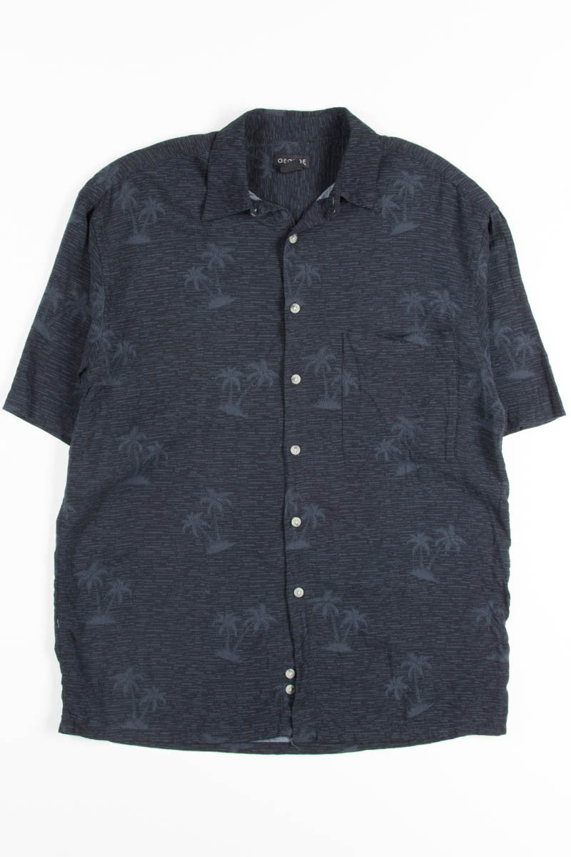 Black Palm Trees Vintage Hawaiian 1